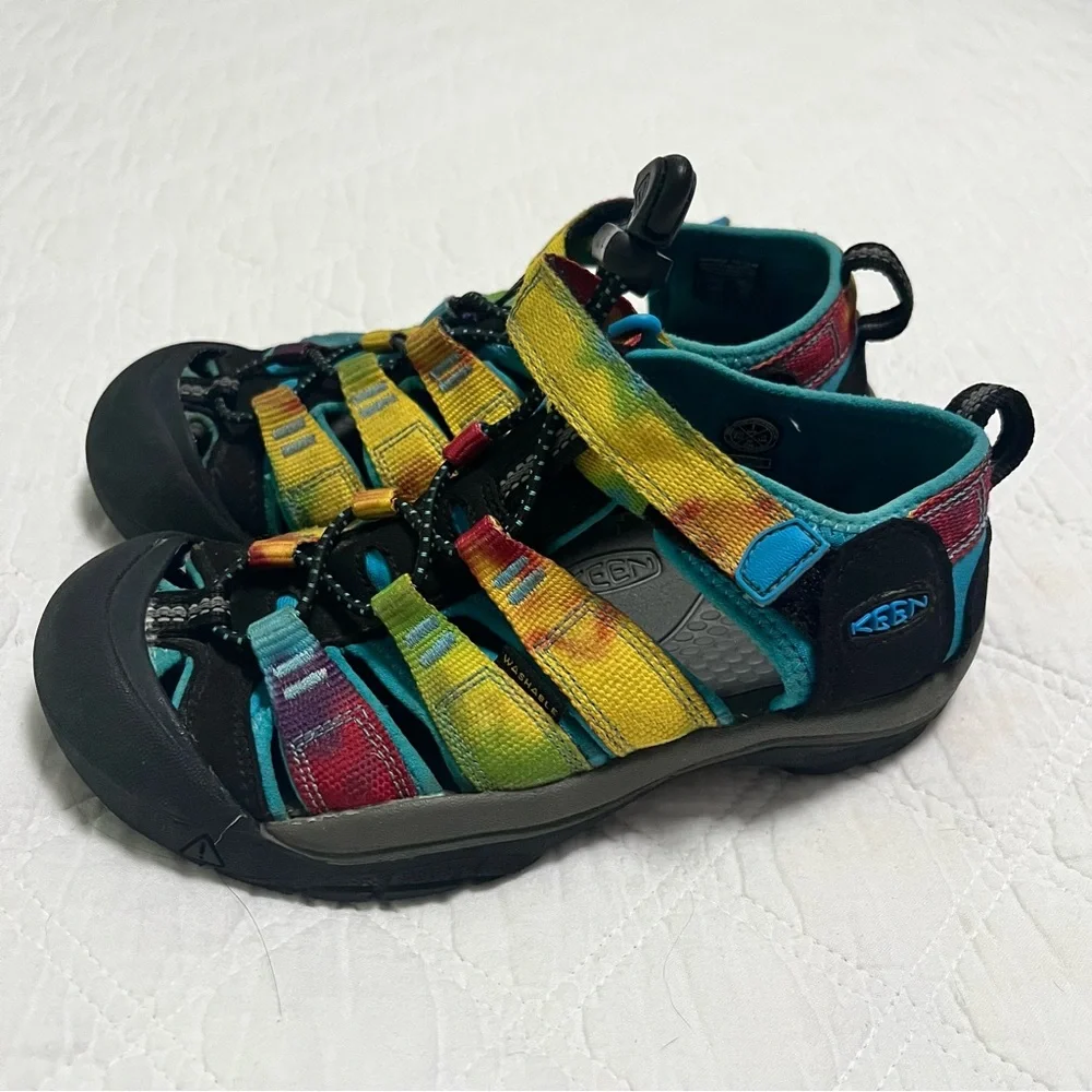 Keen Rainbow Tie-dye Colorful Kids Outdoor Sandals